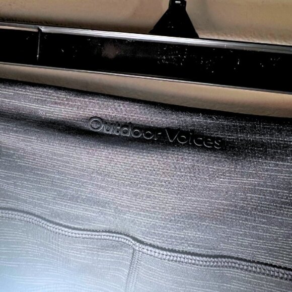 OUTDOOR VOICE Black Space Dye 7/8 Leggings Size M - Picture 9 of 13